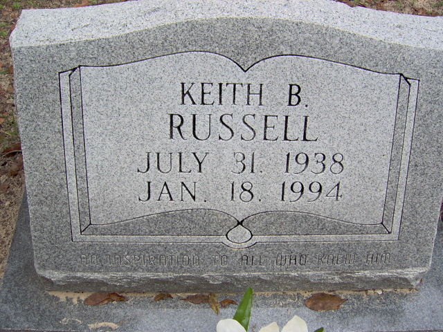 Headstone for Russell, Keith B.
